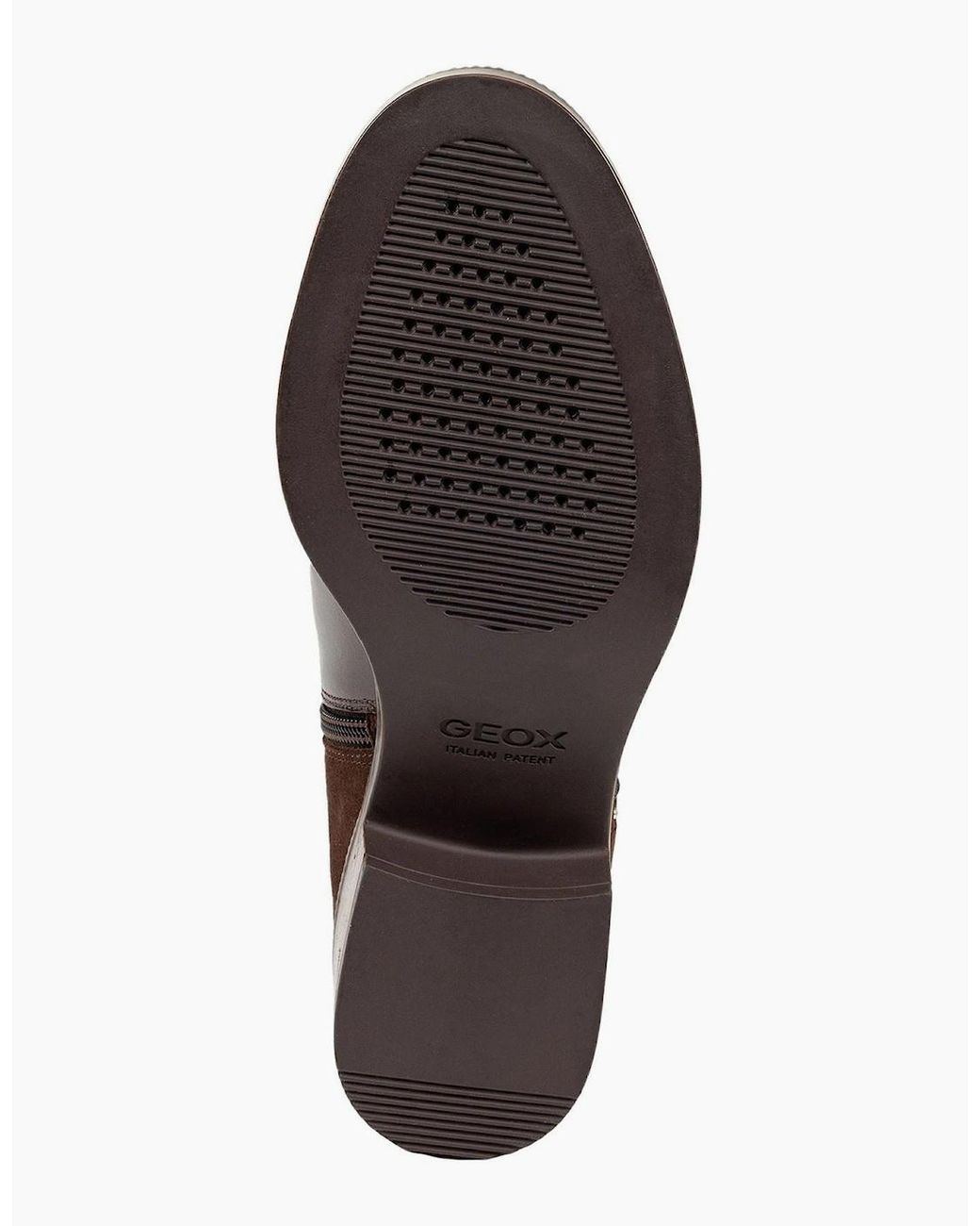 Geox Brown D Camexia Leather Dark Boots