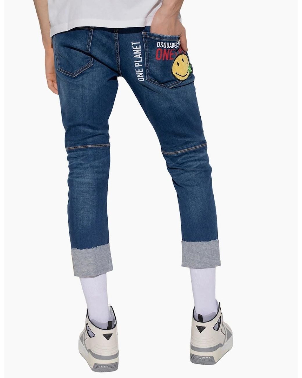 DSquared² Blue Sailor Style Jeans for men