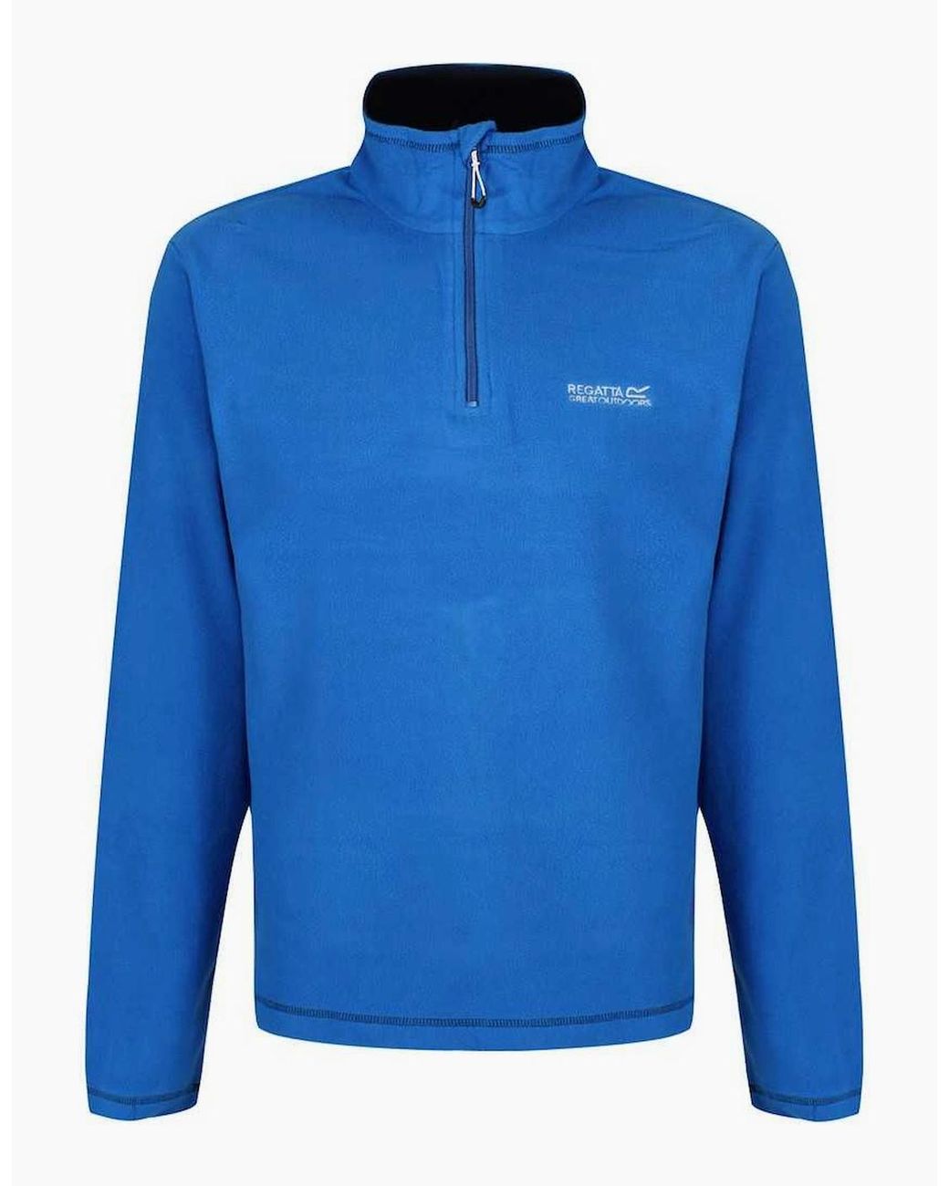 Regatta Blue Great Outdoors Thompson Half Zip Fleece Top for men