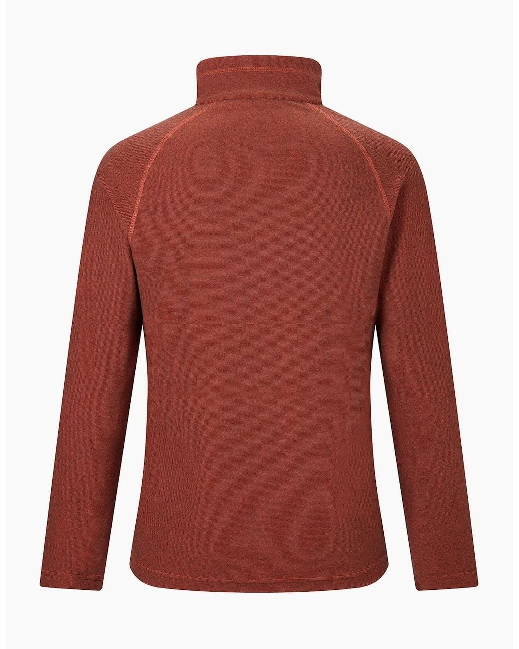 Regatta Red Great Outdoors Montes Funnel Neck Fleece Jumper for men