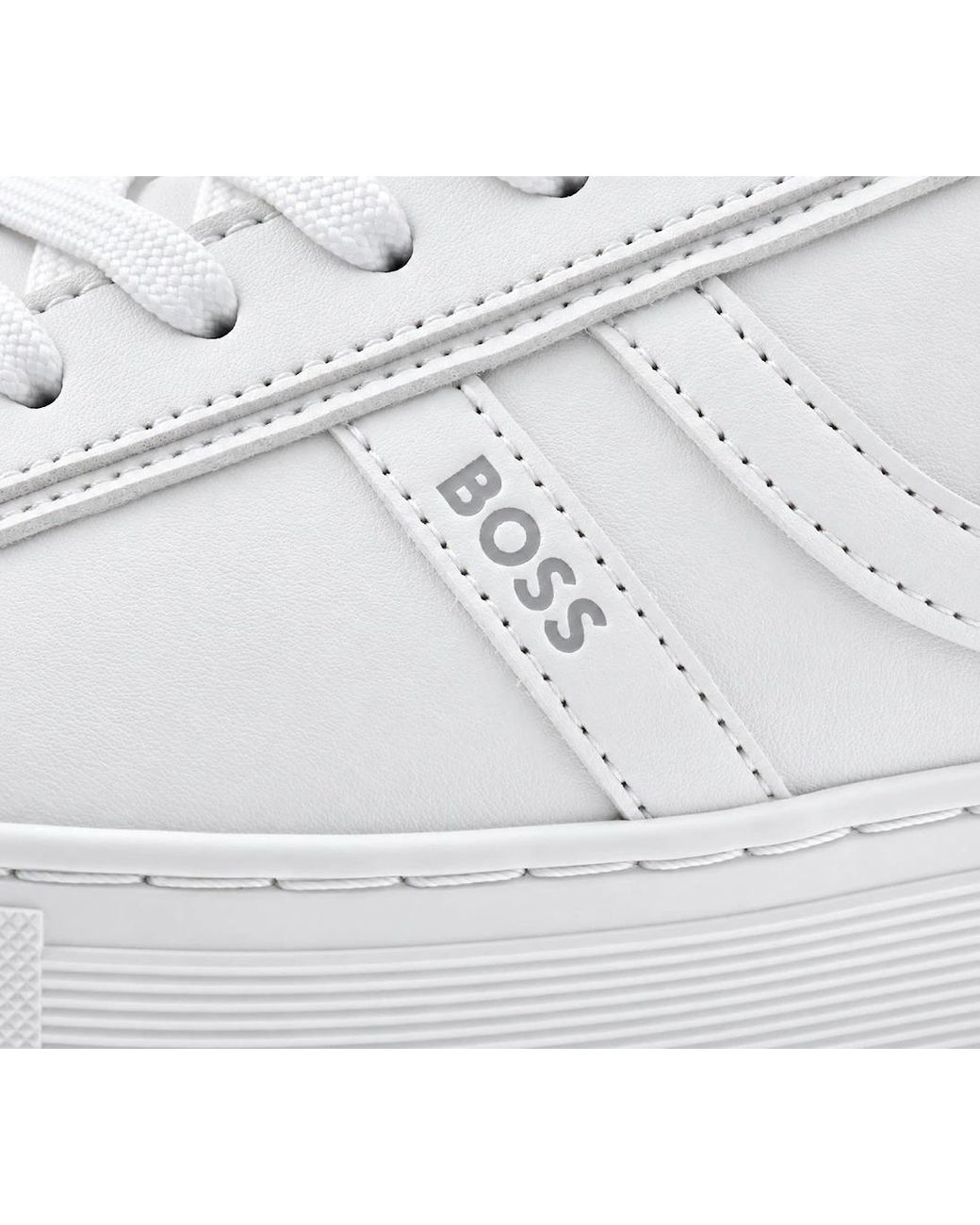 Boss White Boss Rhys Tennis Trainers for men