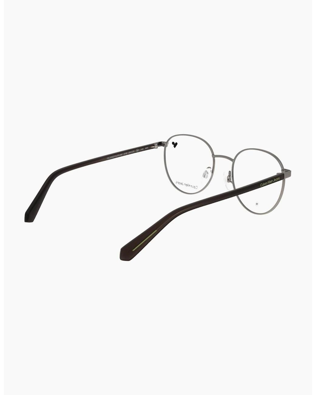 Calvin Klein Metallic Jeans Frames With Sunglasses-Clips Ckj23221 Clip-On 016 52 for men