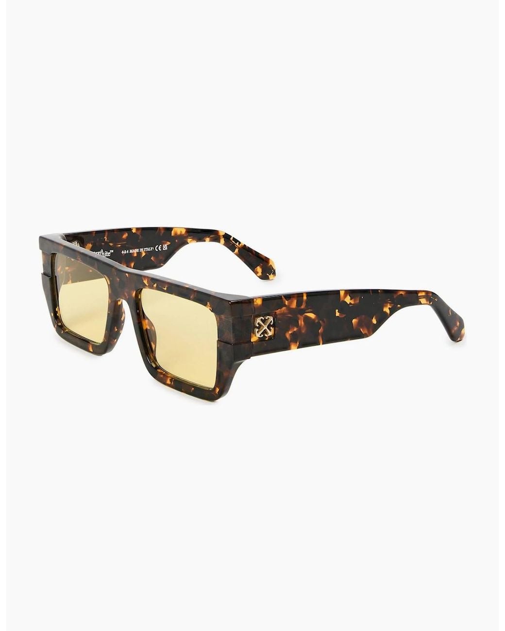 Off-White c/o Virgil Abloh Brown Off Chester Sunglasses for men