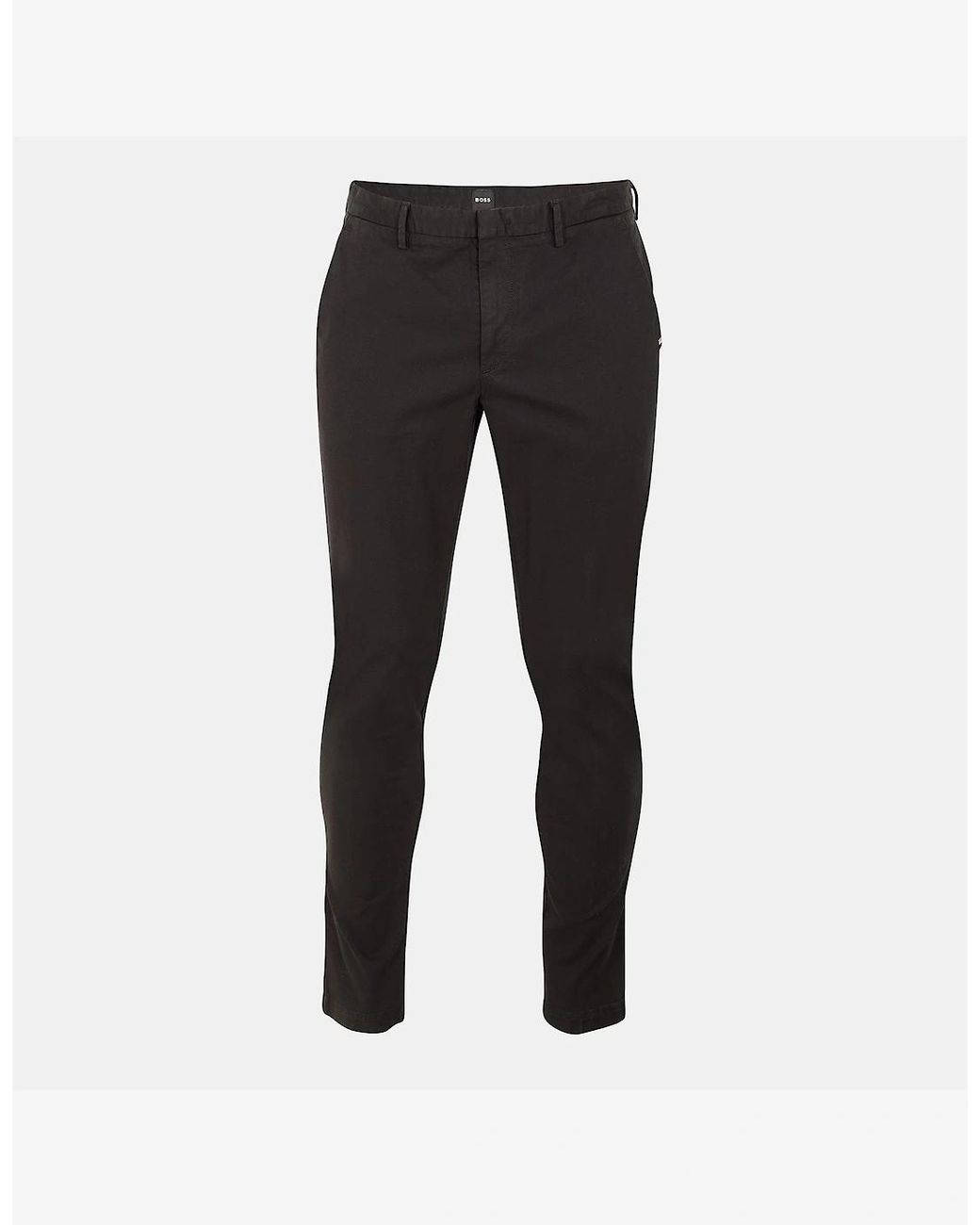 Boss Black Kaito3 Solid Patterned Straight Chinos for men