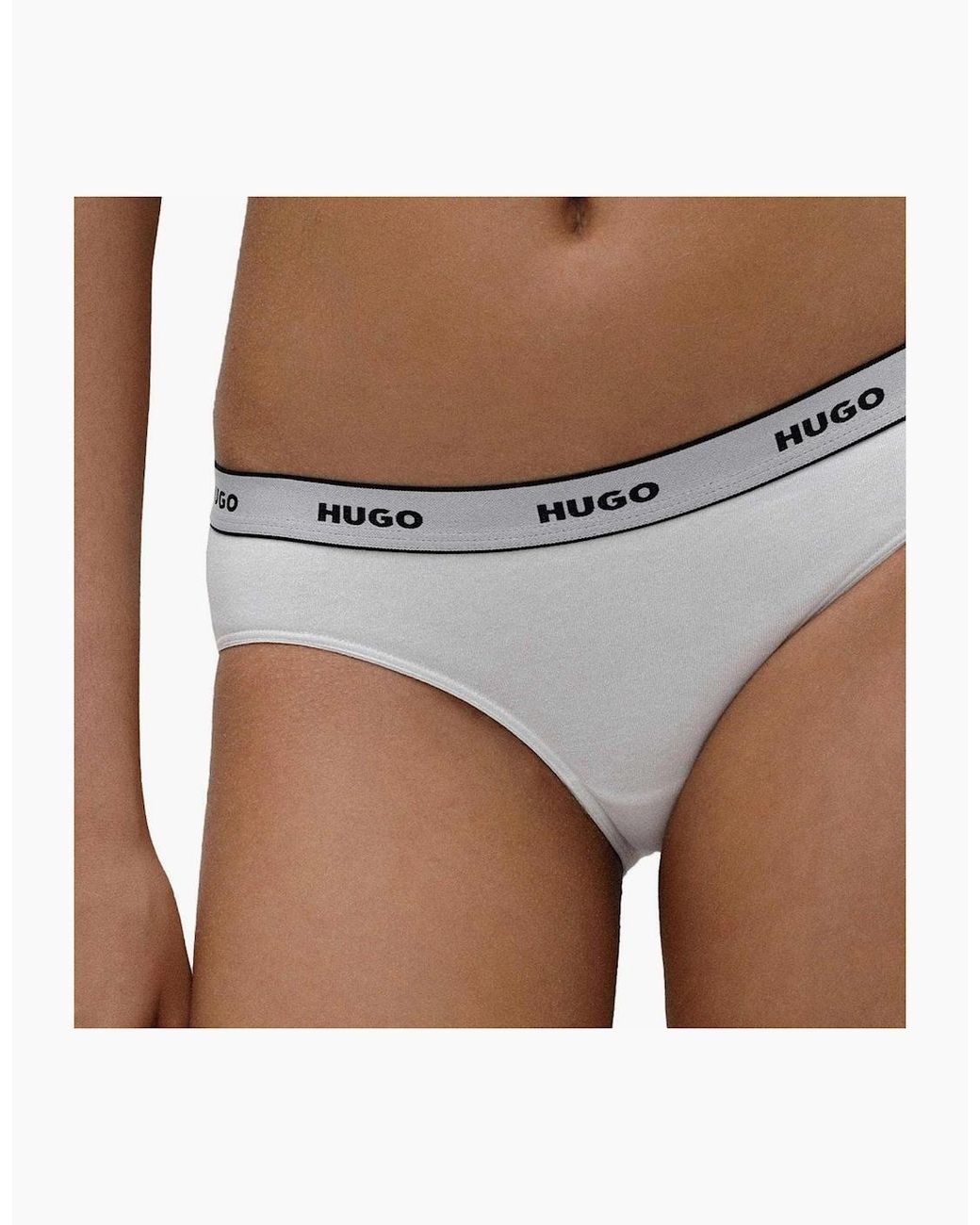 Boss White 3-Pack Classic Logo Briefs