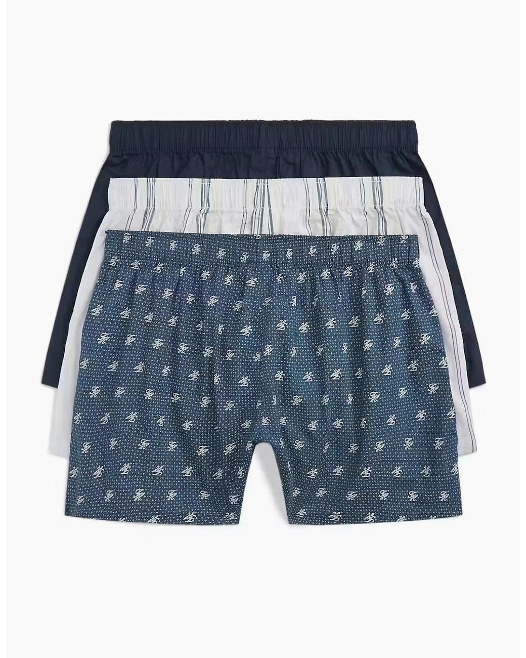 Tommy Hilfiger Blue Woven Boxer Boxer Shorts Multicoloured for men