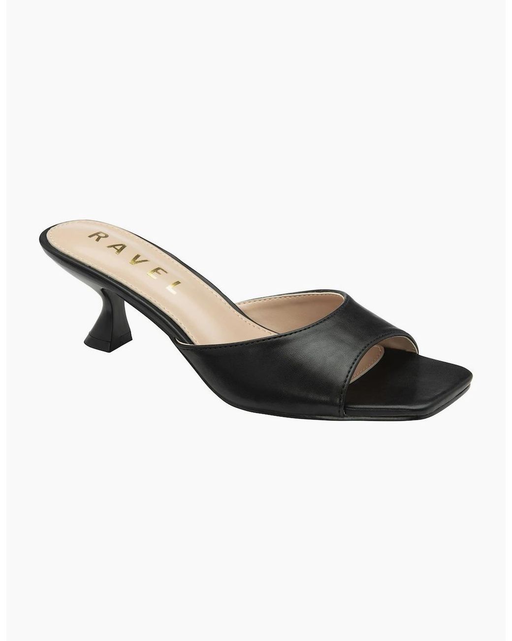 Ravel Black Blanch Heeled Sandals