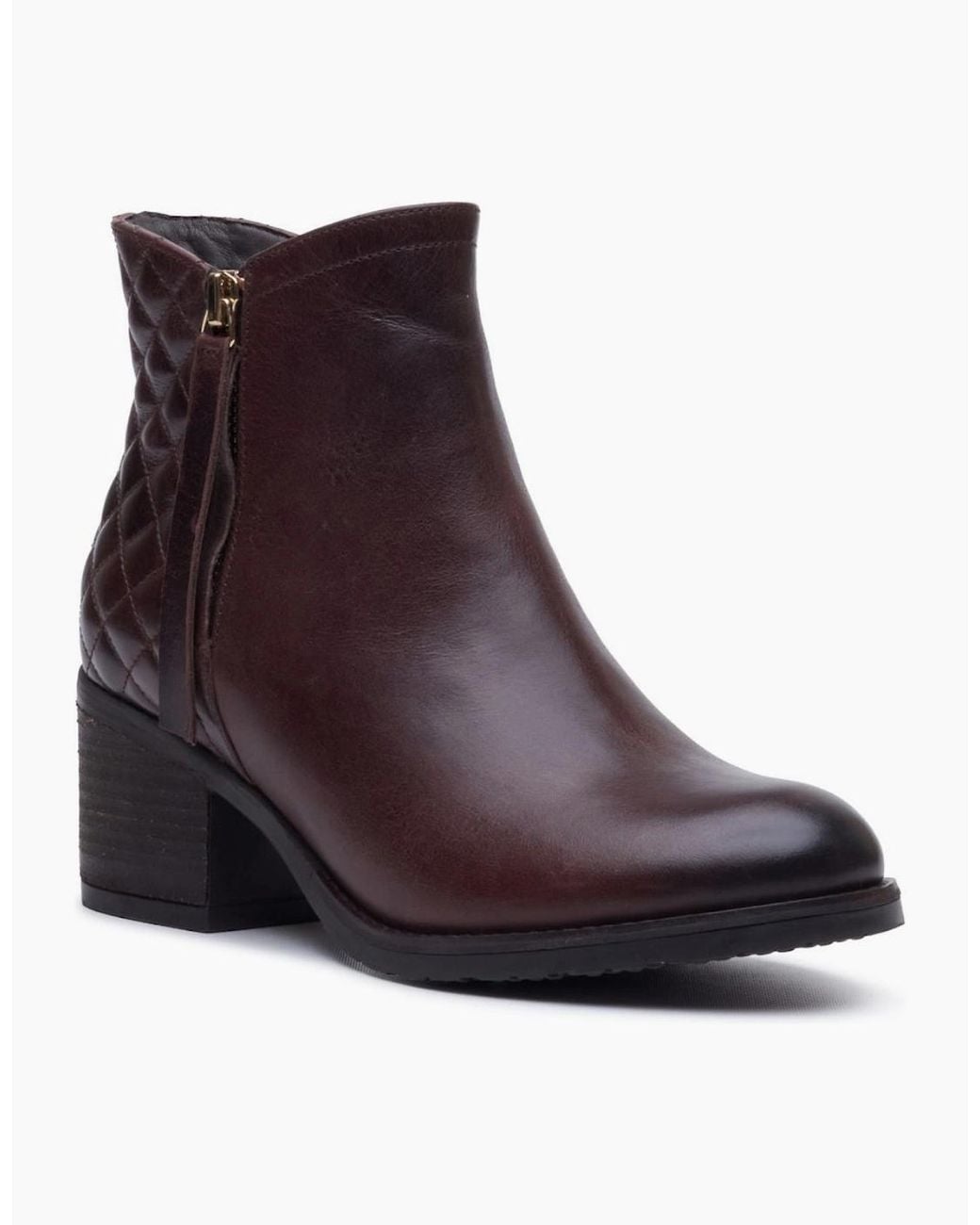 Hush Puppies Purple Halia Ankle Boots