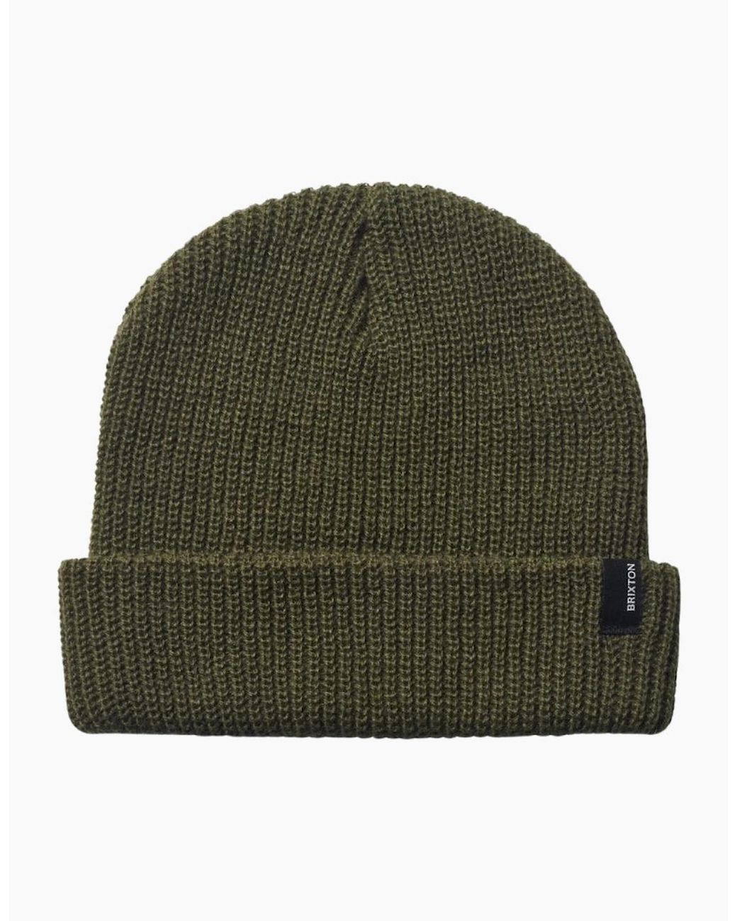 Brixton Green Heist Military Beanie Hat for men