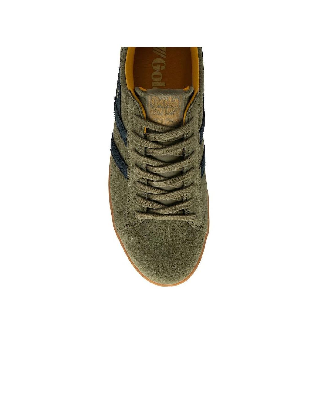 Gola Green Equipe Ii Suede Trainers for men