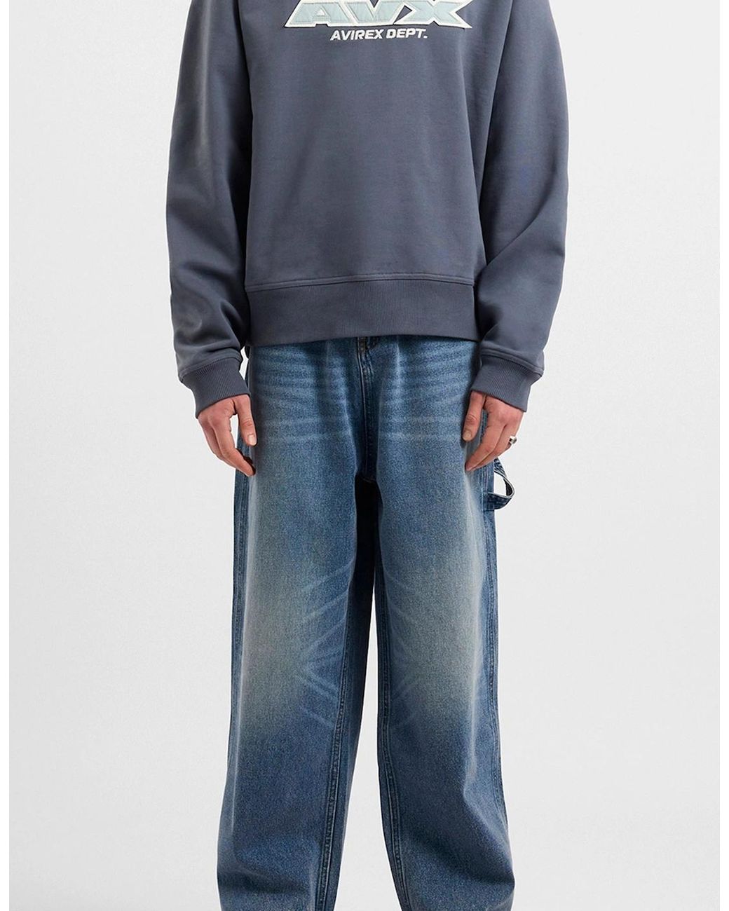 AVX Blue Squadie Sweatshirt for men