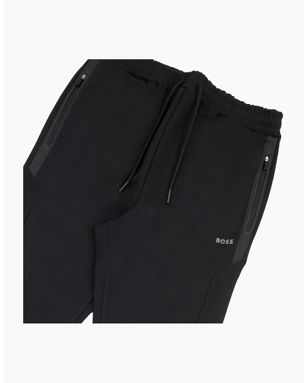 Boss White Hadiko 1 Hd Print Logo Tracksuit Bottoms 001 for men