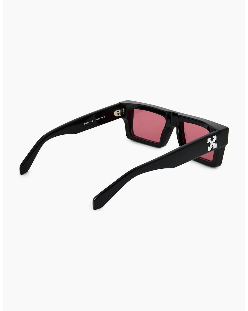 Off-White c/o Virgil Abloh Black Off Ruby Sunglasses for men