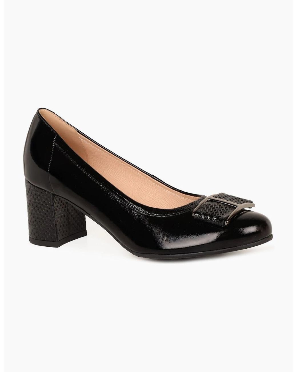 Bioeco Black Daphne Court Shoes