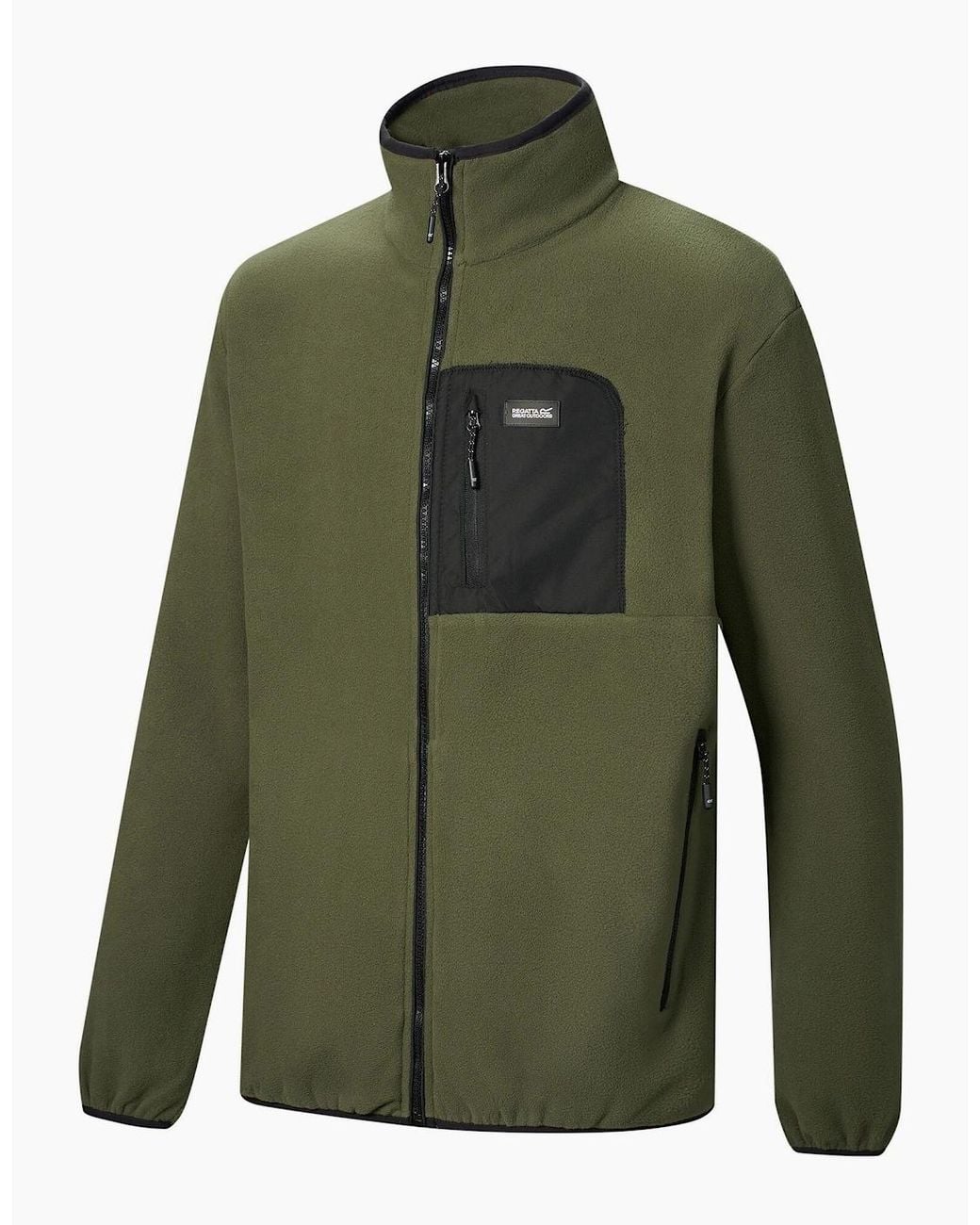 Regatta Green Frankie Full Zip Fleece Jacket for men