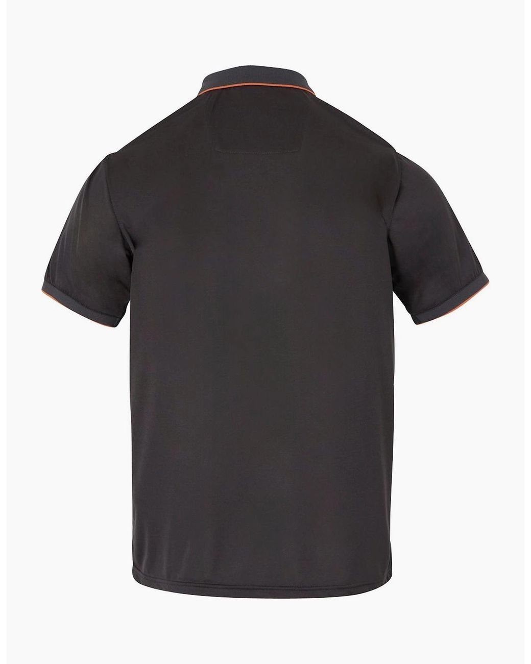 Regatta Black Collared Neck Short Sleeve Regular Fit Shirt for men