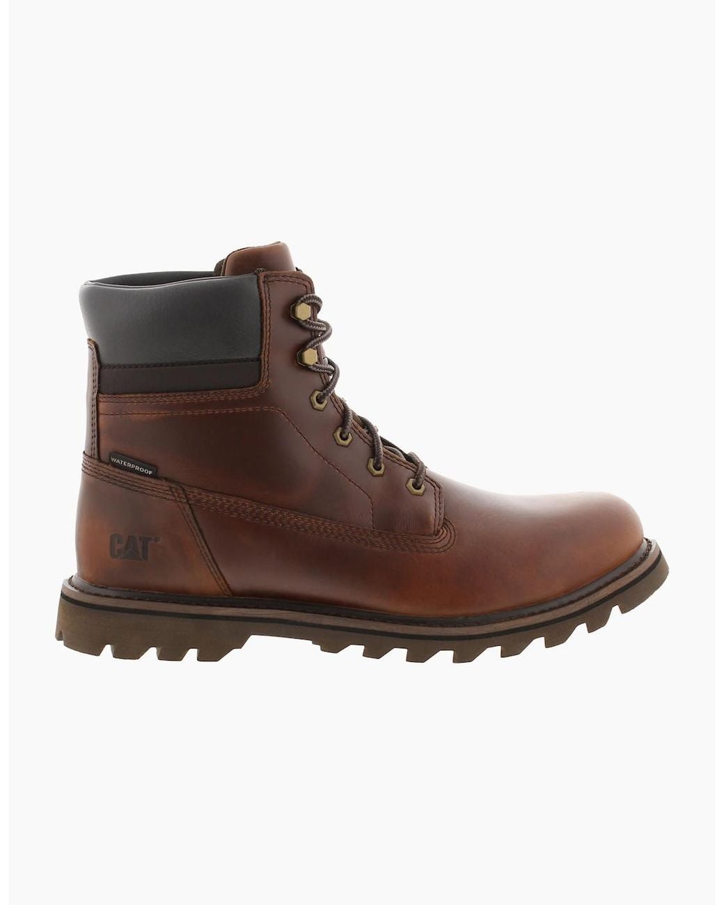 Caterpillar Brown Deplete Wp Boots Uk Size for men
