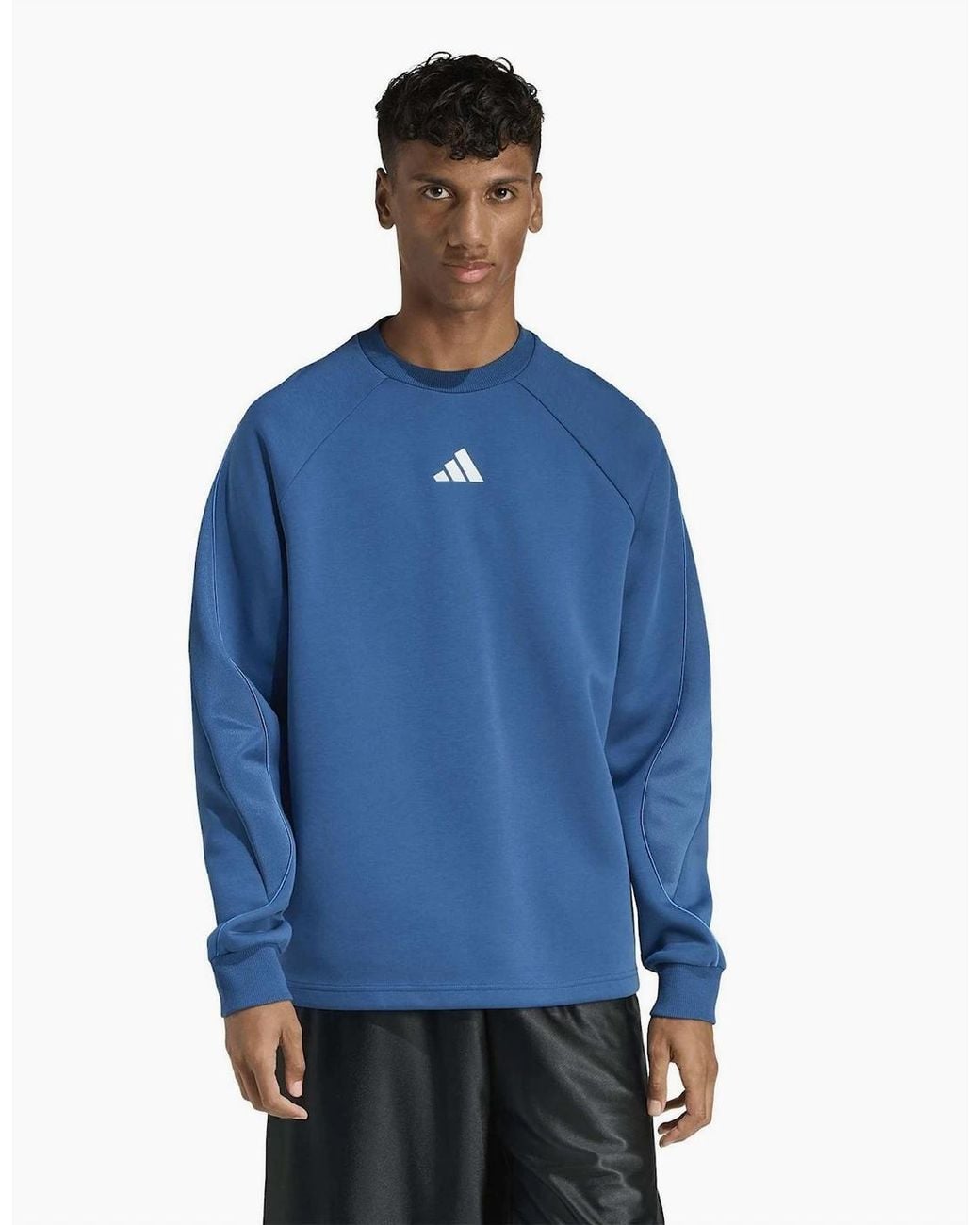 Adidas Blue Stadium Crew for men