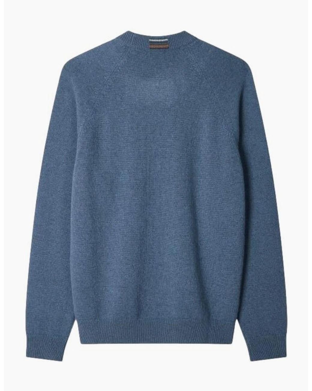 Paul Smith Blue Ps Crew Neck Sweater 46 for men