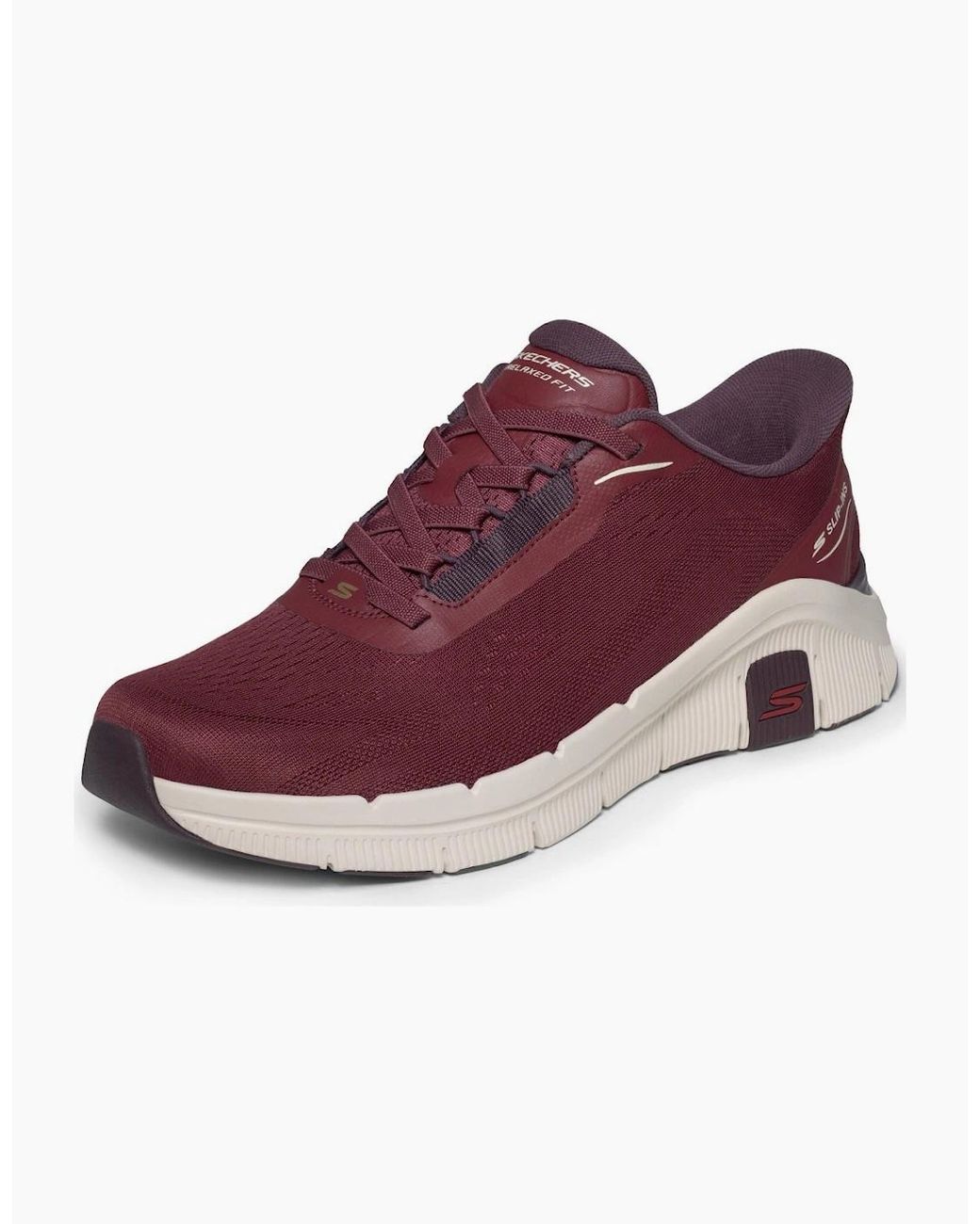 Skechers Red Relaxed Fit Flex Zayder Trainers for men