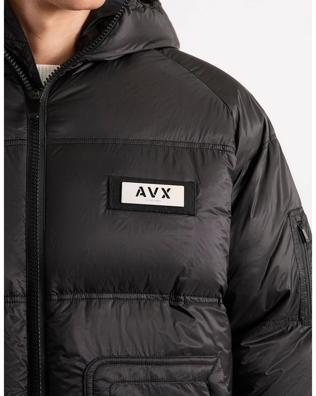 AVX Black Neutra Wadded Jacket for men