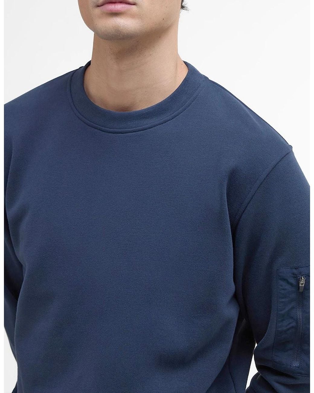 Barbour Blue Grip Sweatshirt for men