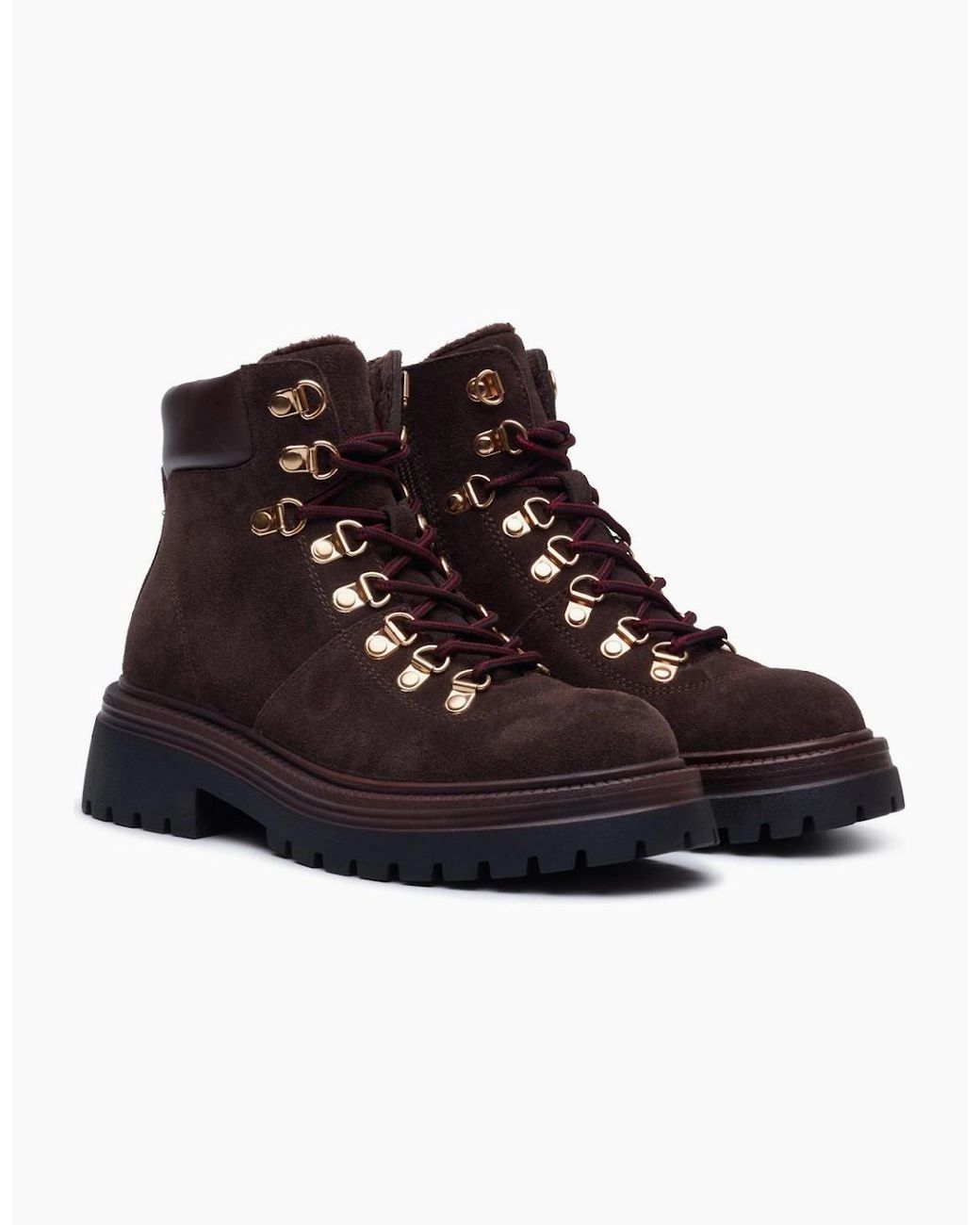Hush Puppies Black Robyn Hiker Ankle Boots