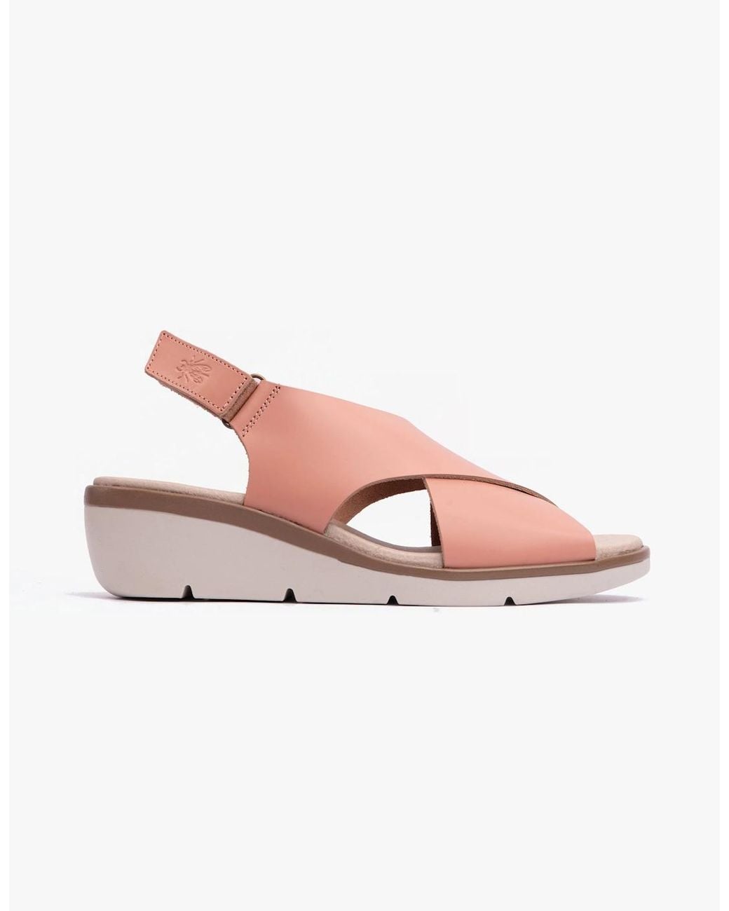 Fly London Pink Nabi058Fly Sandals Nude