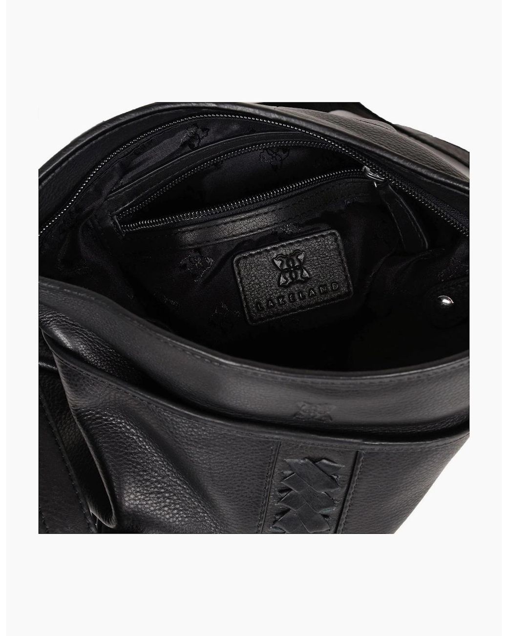 Lakeland Leather Black Farlam Messenger Bag