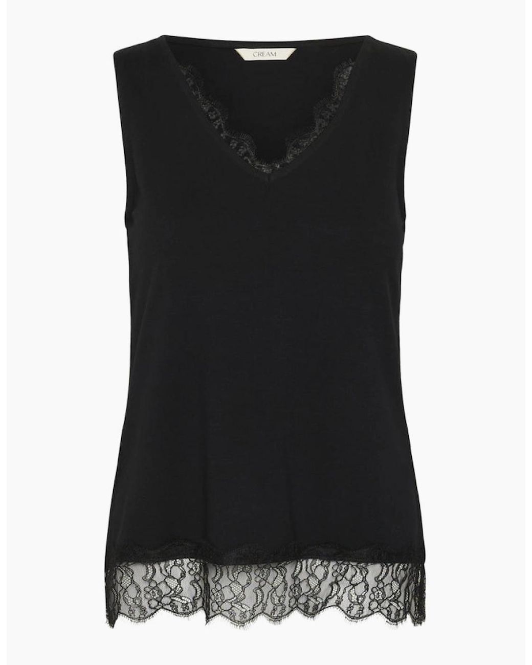 Cream Black Alvaia Jersey Top