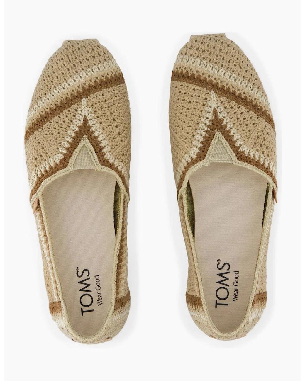 TOMS Natural Alpargata Classic Espadrille Shoes Dark