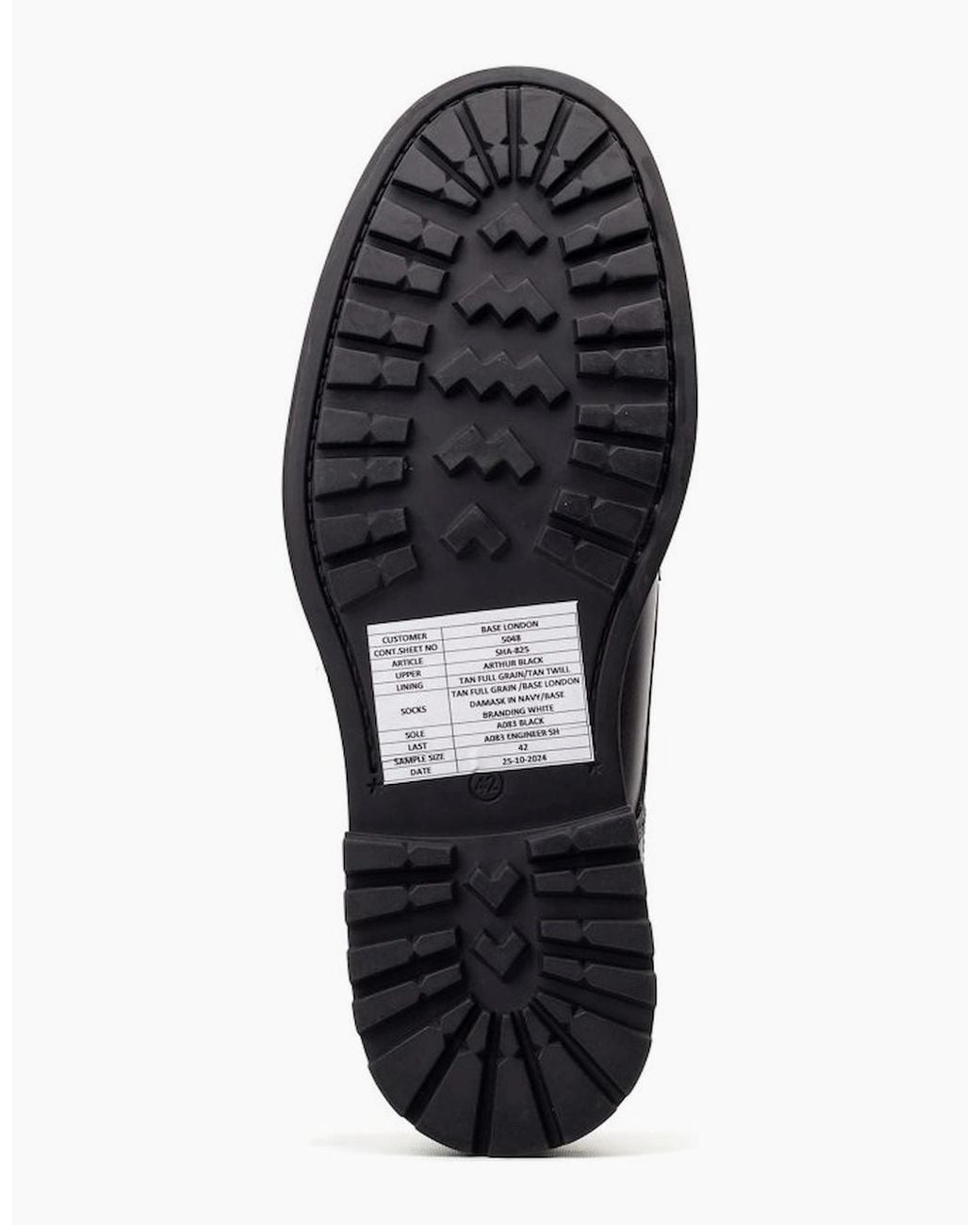Base London Black Locke Lace Up Shoes for men