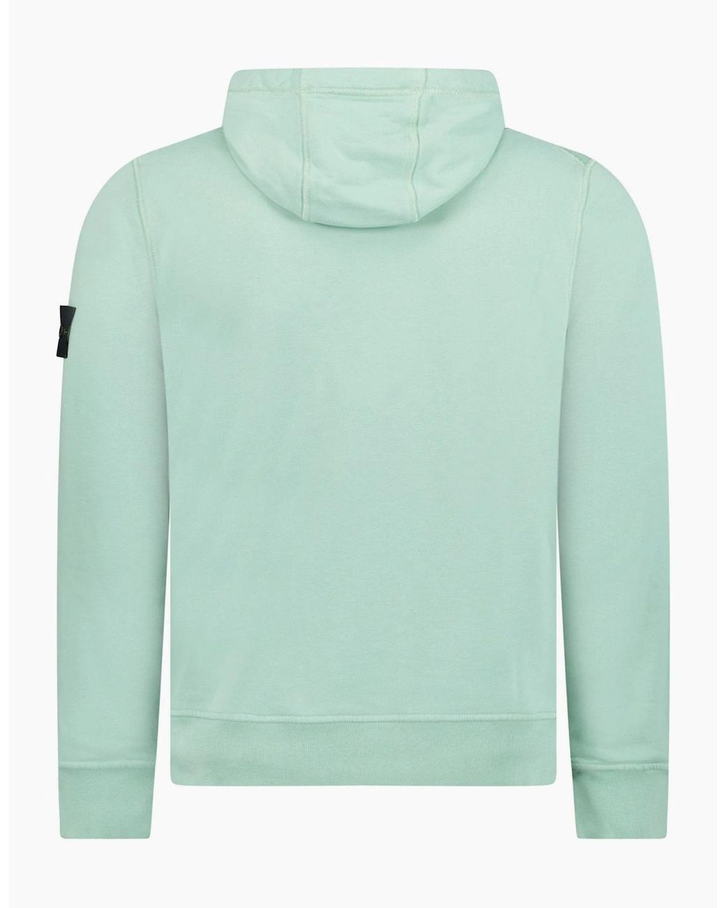 Stone Island Green Cotton Hoodie Sweatshirt Light for men