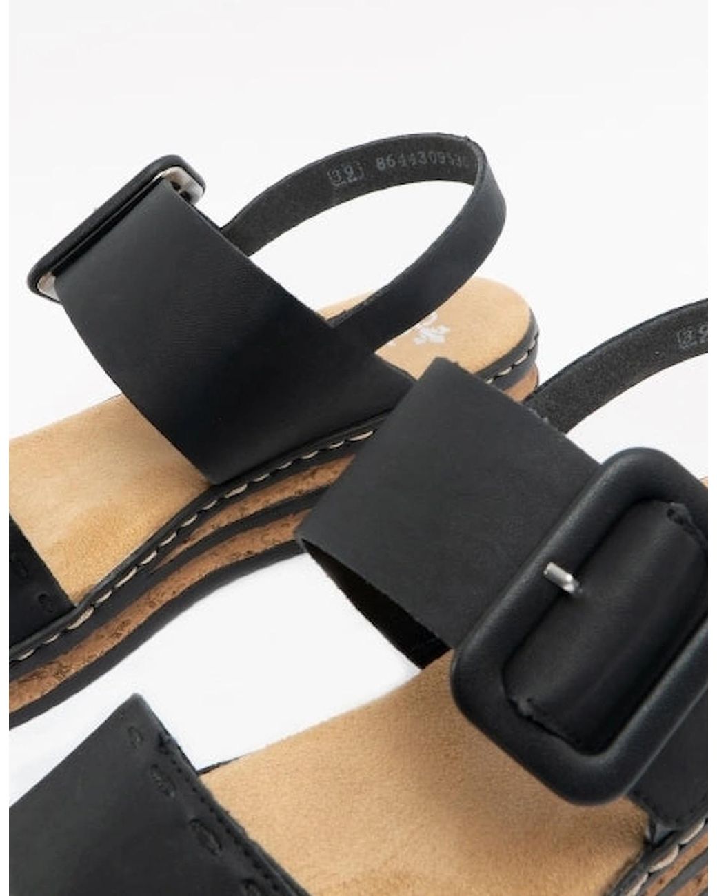 Rieker Black 62950-00 Sandals