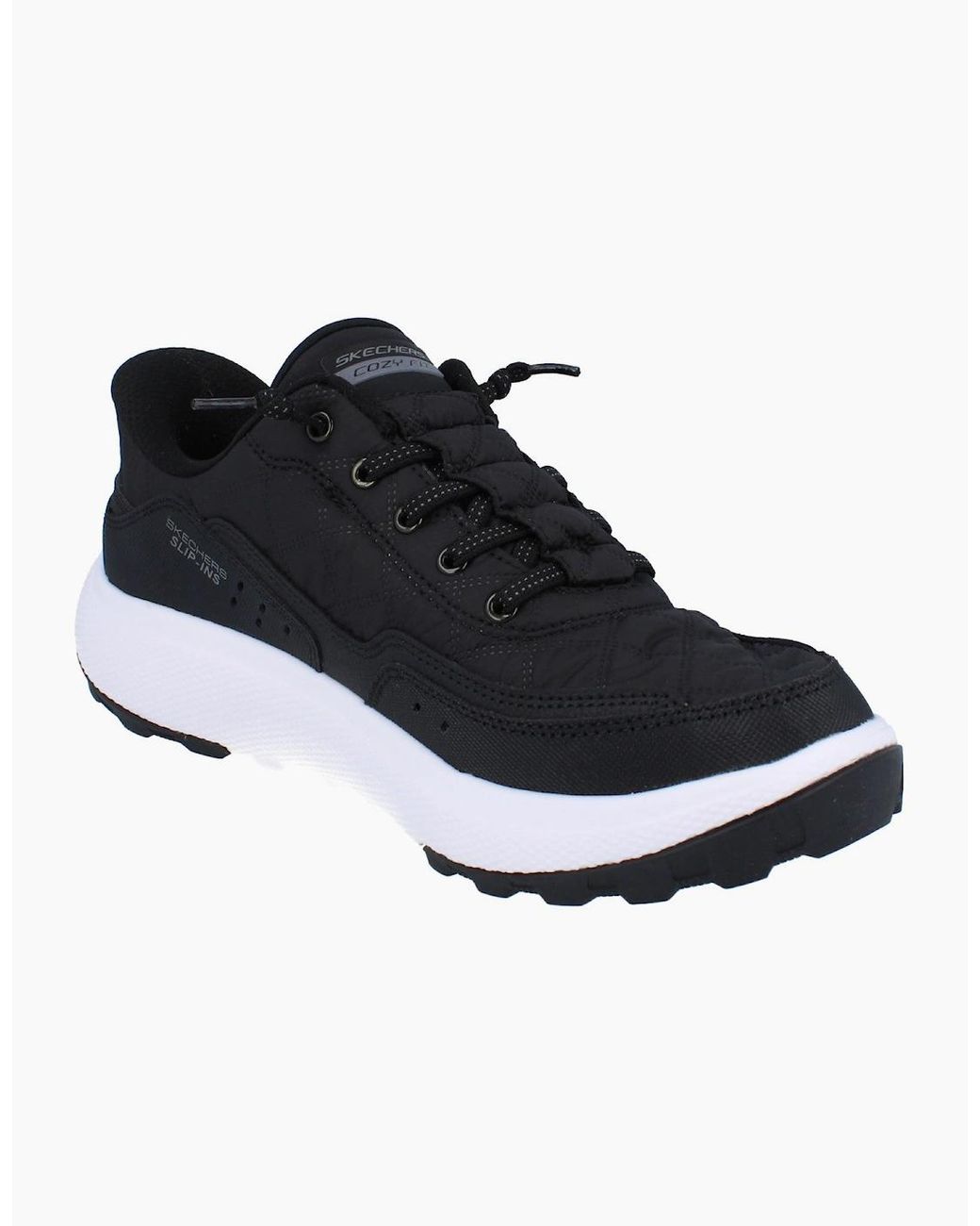 Skechers Black Hands Free Slip-Ins Urban Explore Trainers 180277 Shoes Bkw
