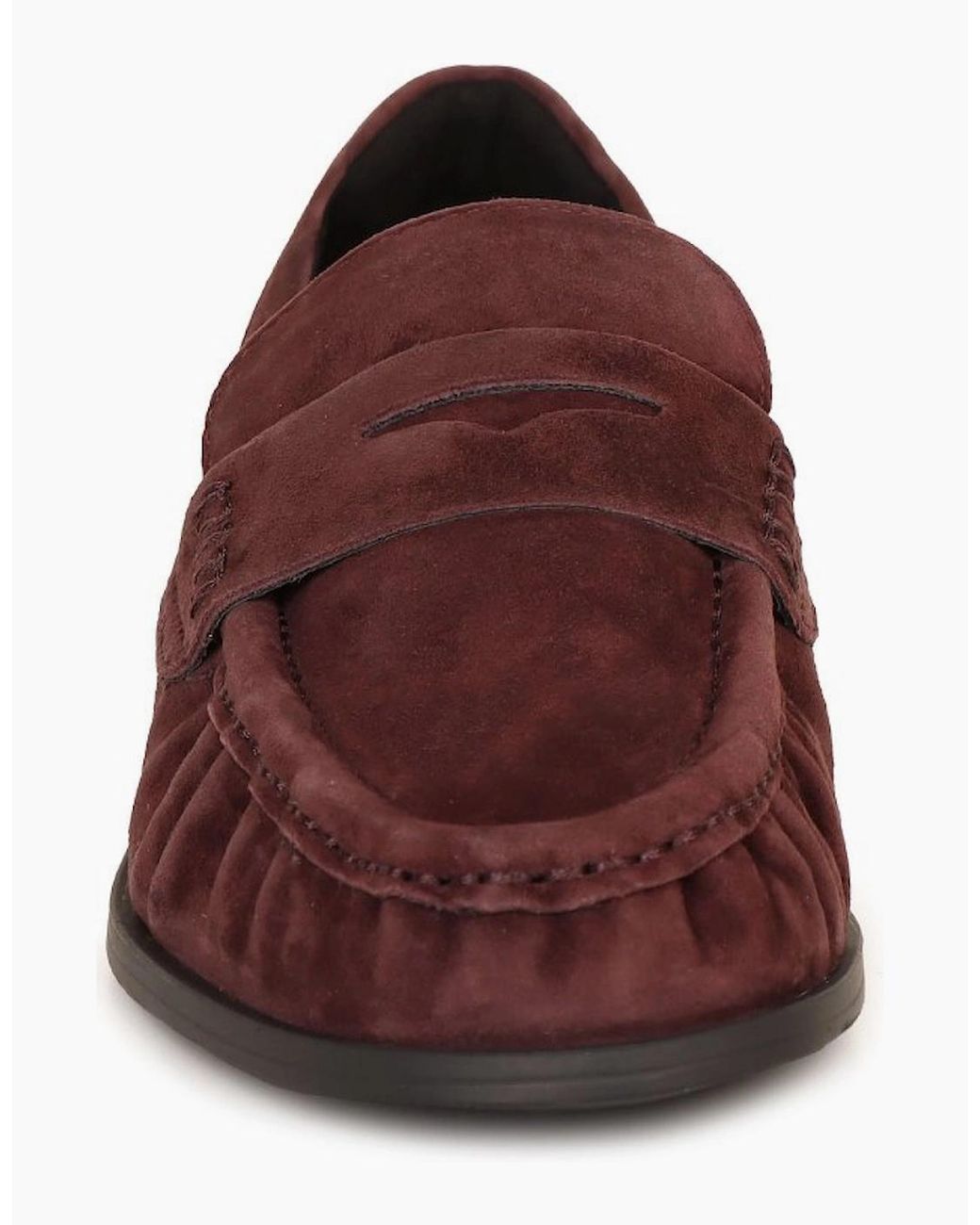 Clarks Red Alixea Walk Penny Loafers