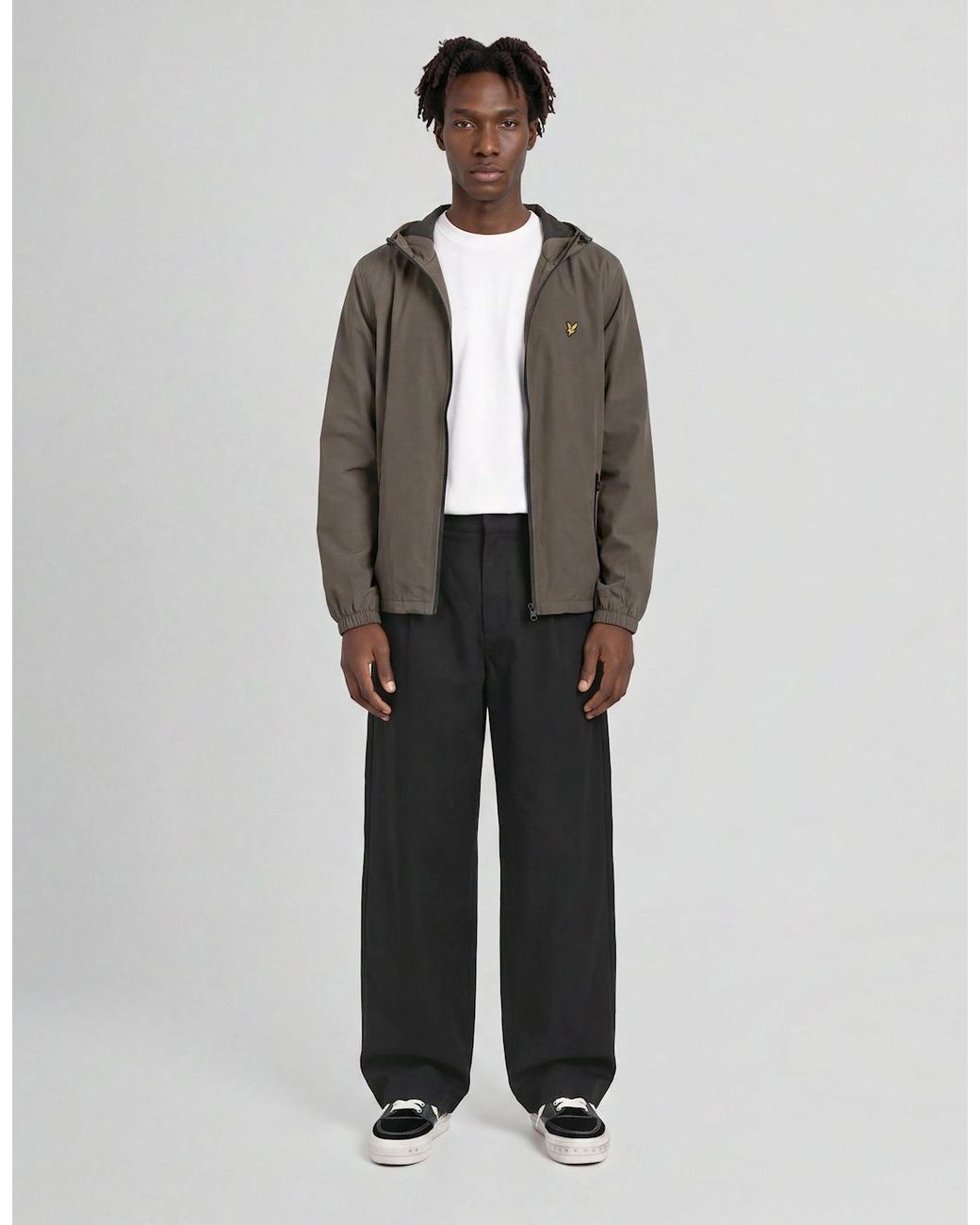 Lyle & Scott Brown Active Technical Windbreaker Jacket for men