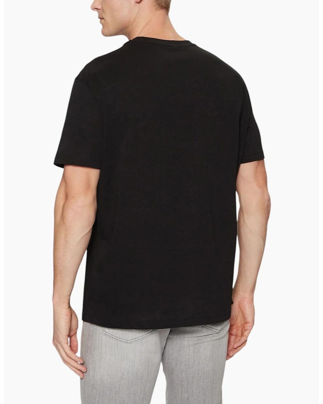 Armani Black Exchange T-Shirts Milano A for men