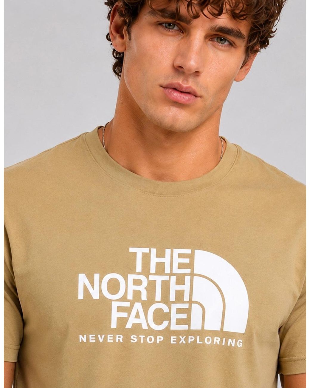 The North Face Natural M New Peak Ss T-Shirt for men