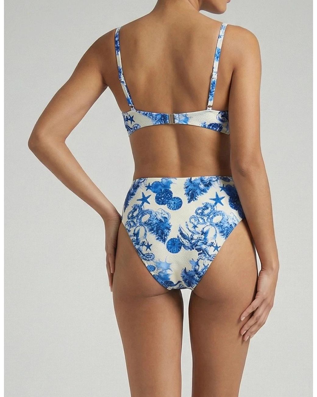 Oceanus Blue Bruna Bikini Top