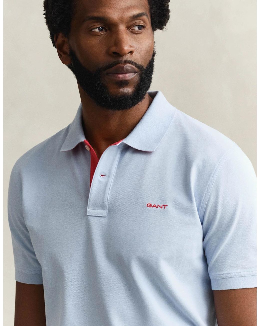 Gant Blue Short Sleeve Rugger for men