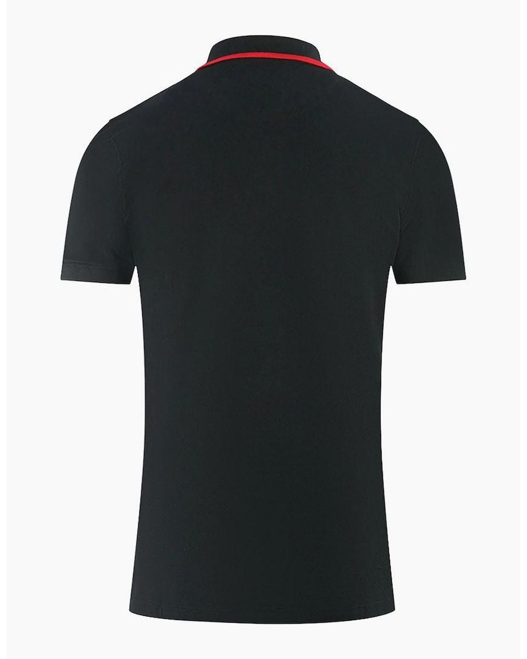 Aquascutum Black London 1851 Polo Shirt for men