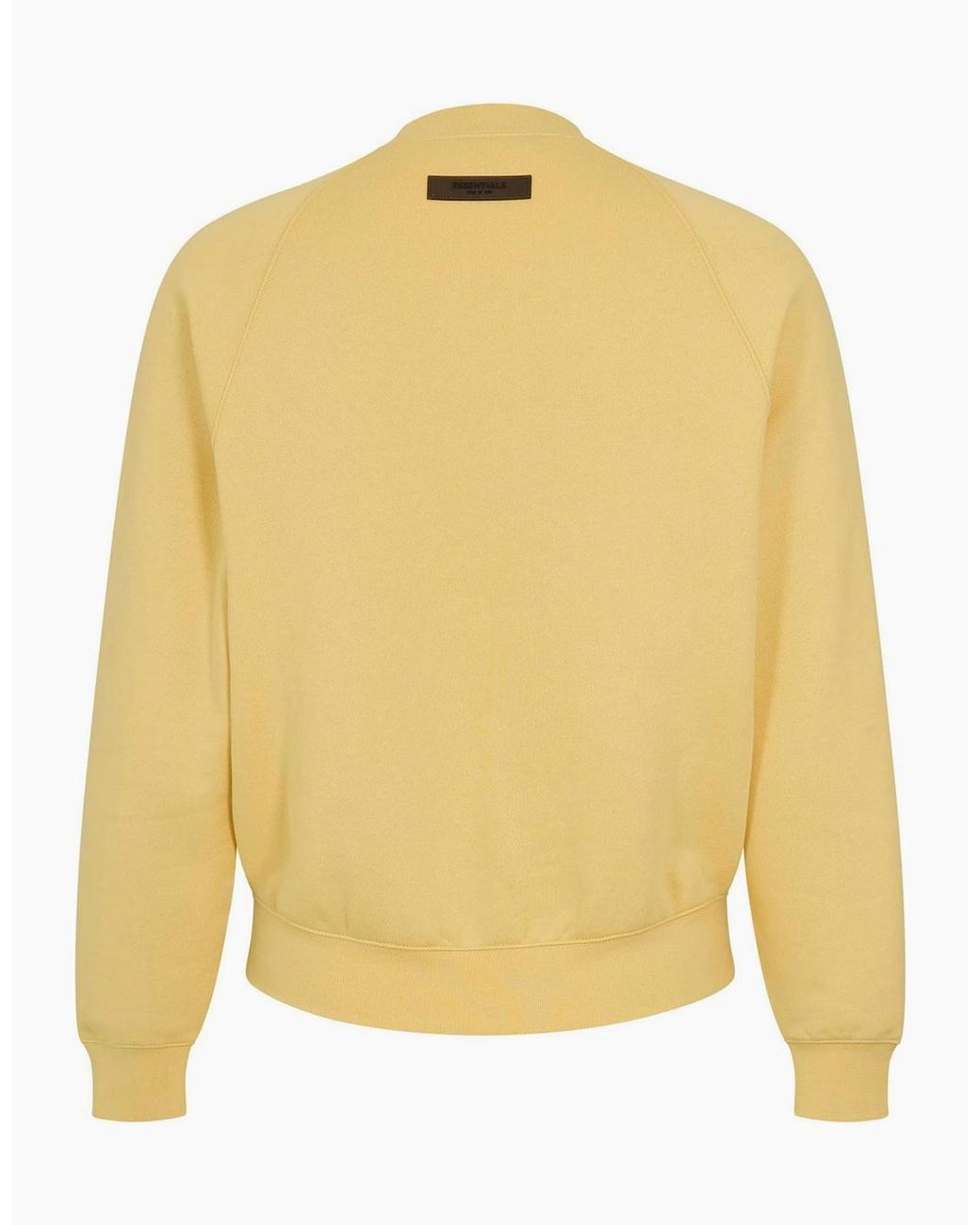 Fear Of God Yellow Crew Sweatshirt for men