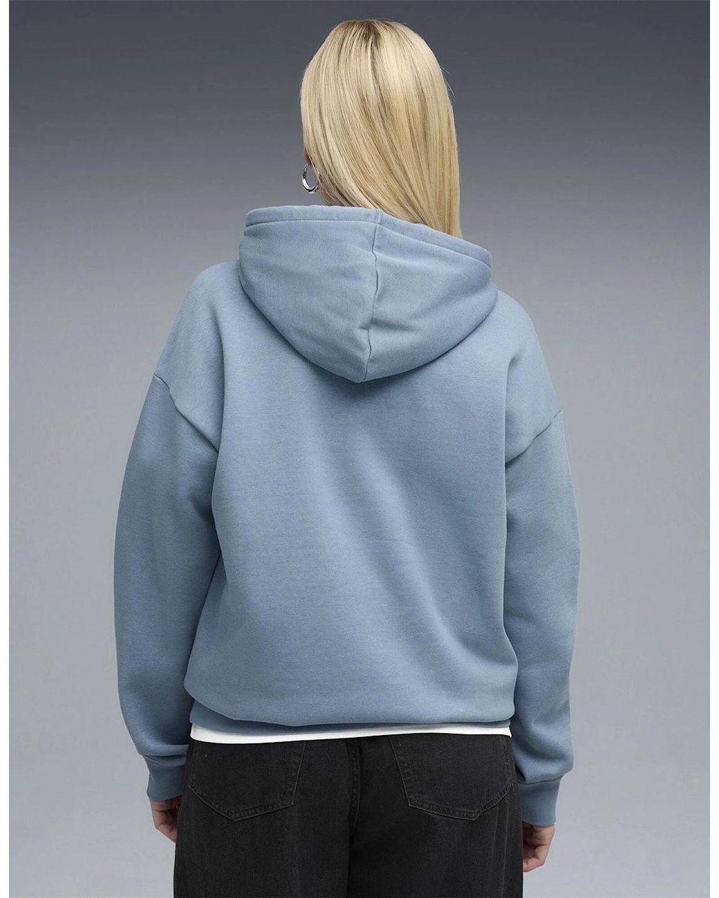 PUMA Blue Class Relaxed Overhead Tech Fleece Hoodie