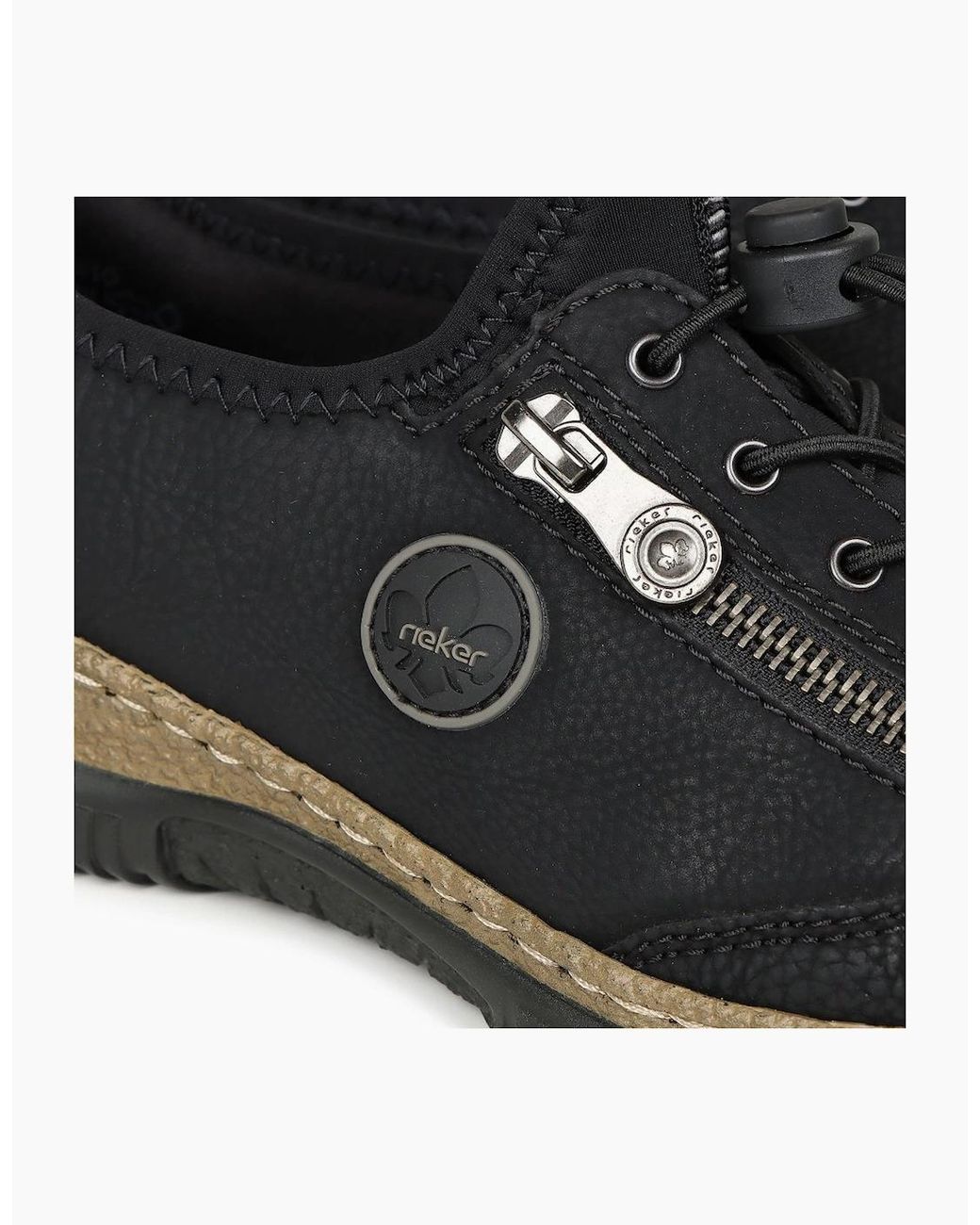 Rieker Black Haxby Shoes