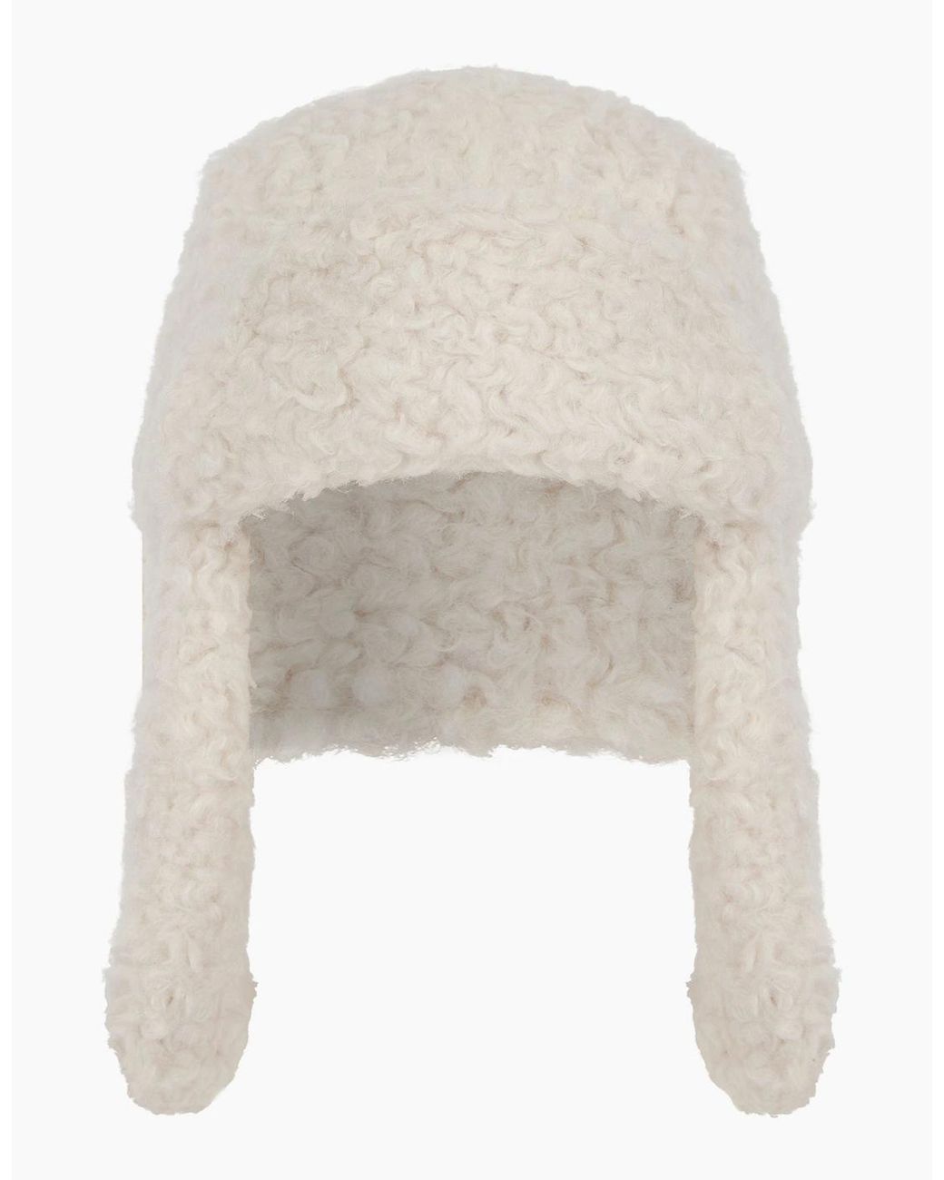 Nooki Design White Billie Faux Fur Trapper Natural