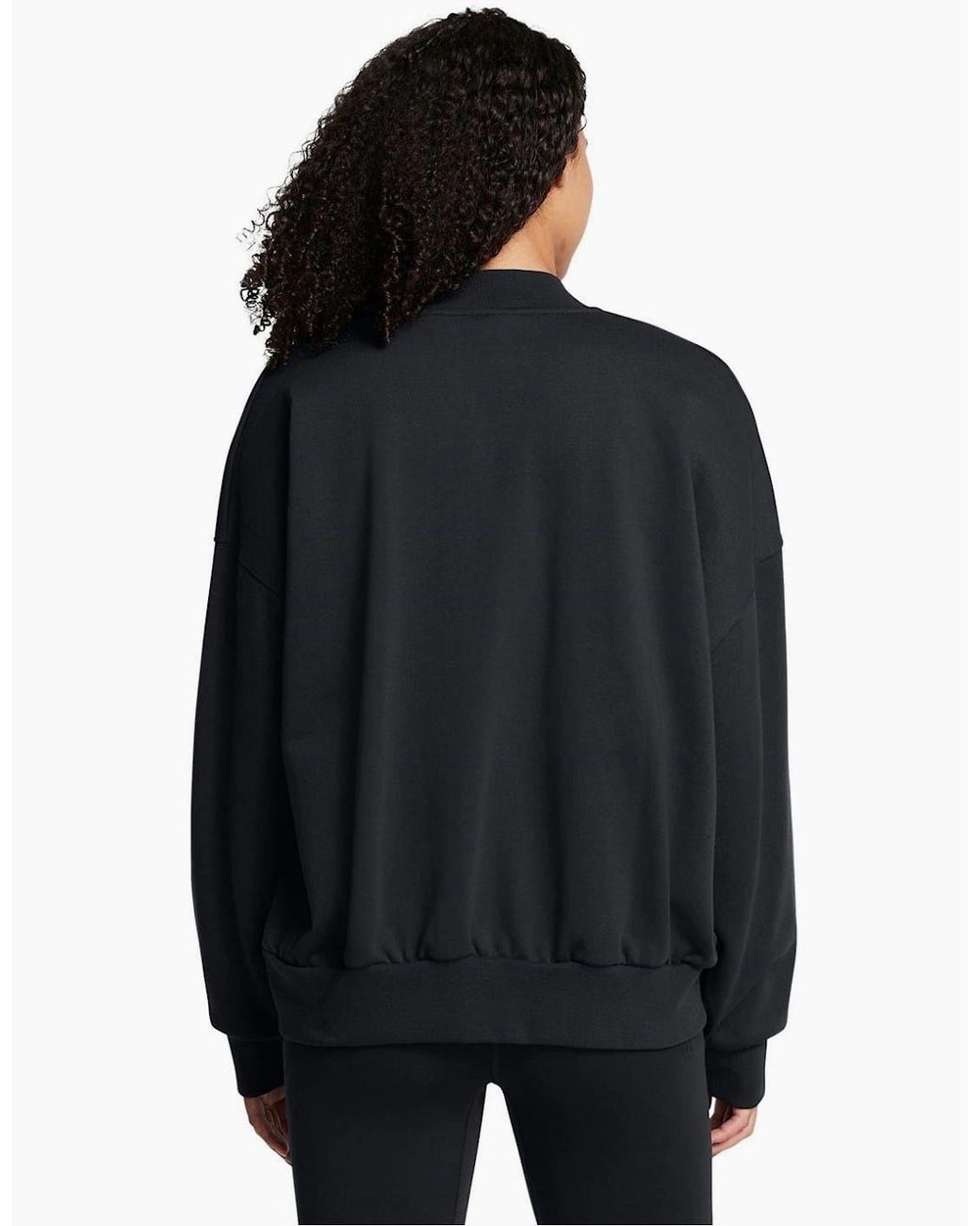 Under Armour Black Lightweight Varsity Bomber Jacket