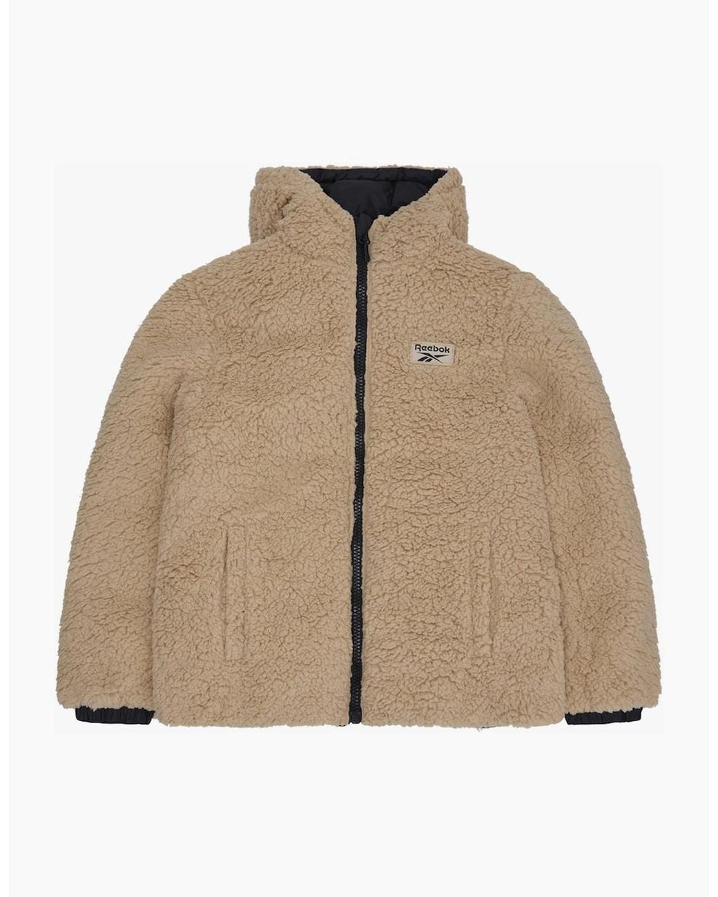 Reebok Blue Rb2103 Reversible Puffer Sherpa
