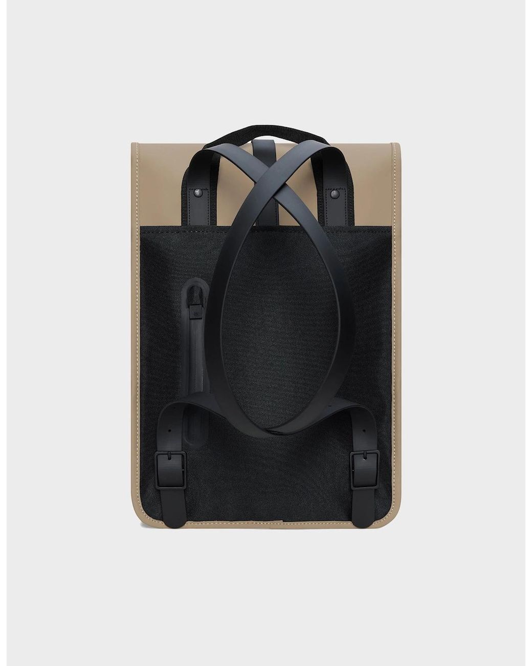 Rains Black Backpack Mini
