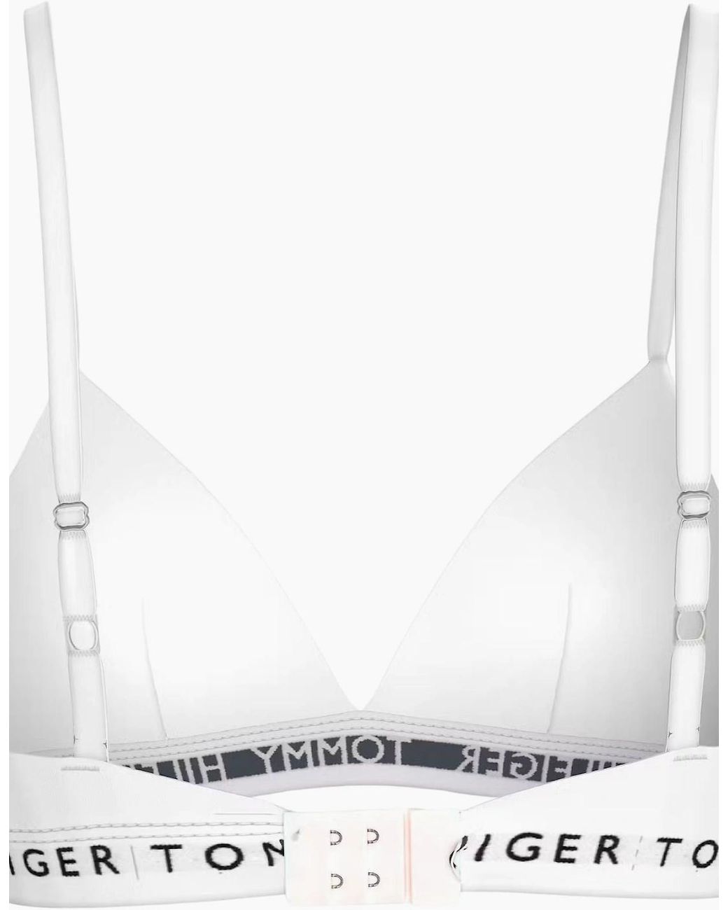 Tommy Hilfiger White Heritage Cotton Rp Triangle Bra